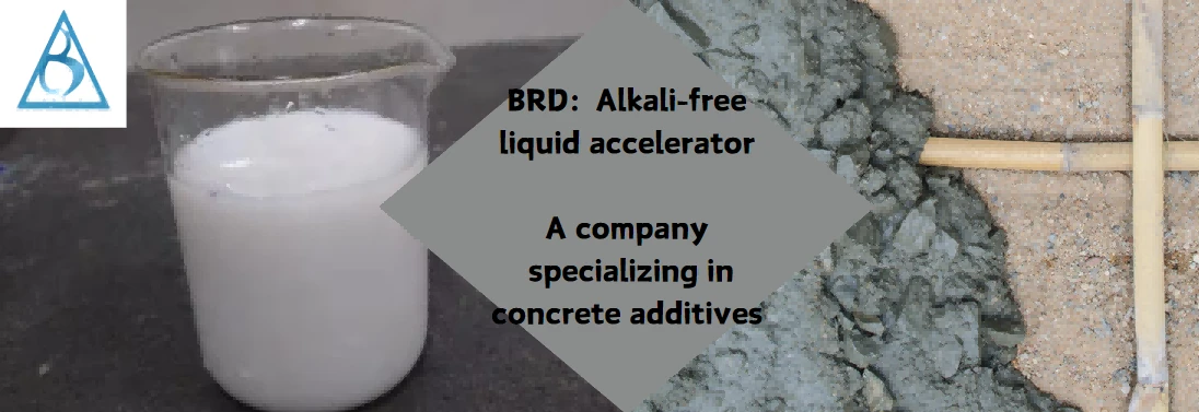 BRD Alkali-free liquid accelerator BRD Alkali-free liquid accelerator
